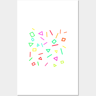 Scattered Shapes Posters and Art